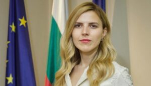 Міністерка закордонних справ Болгарії Веліслава Петрова на брифінгу в Києві 15 липня 2026 року