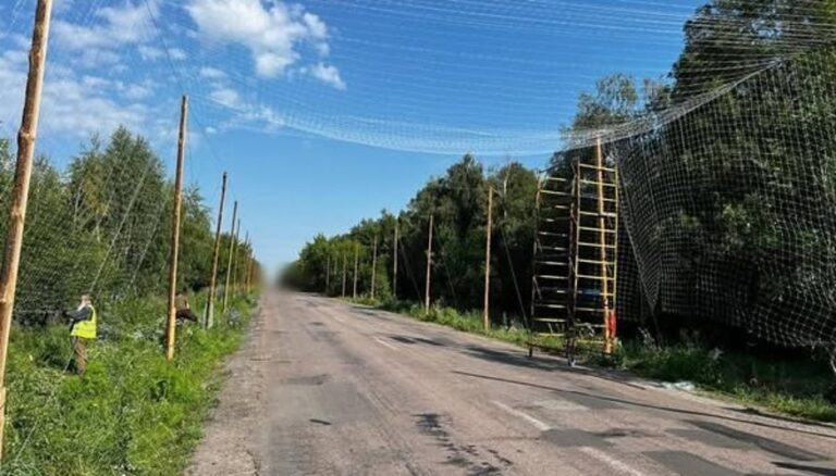 Понад 1000 км прифронтових доріг облаштовано антидроновим захистом