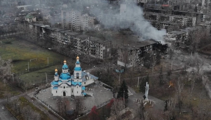 Цивільні мешканці в зоні бойових дій на Донецькій області