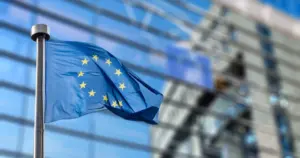 Речник Європейської комісії Балаж Уйварі під час брифінгу в Брюсселі