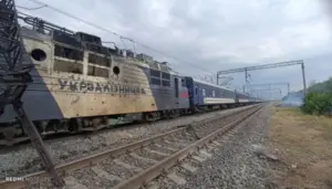 Кадри евакуації пасажирів поїзда №147 Житомир — Одеса після повторного удару в Одеській області
